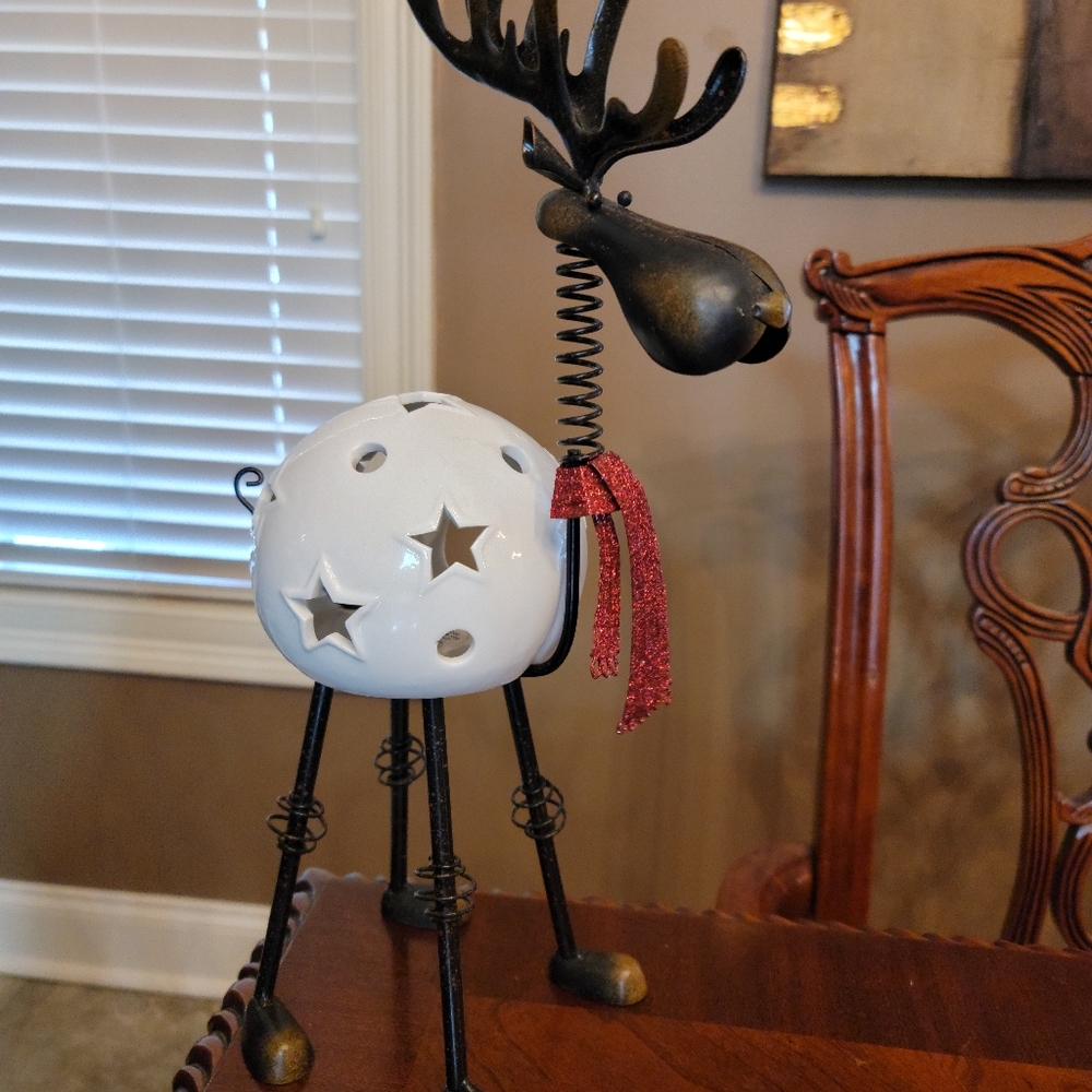 Christmas Moose Tea Light Holder